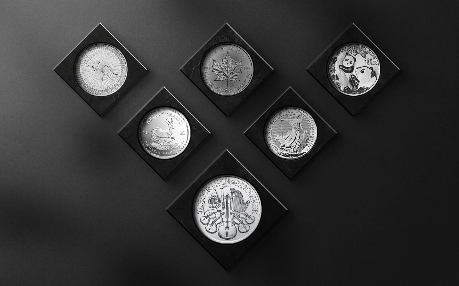 srebrne monety 